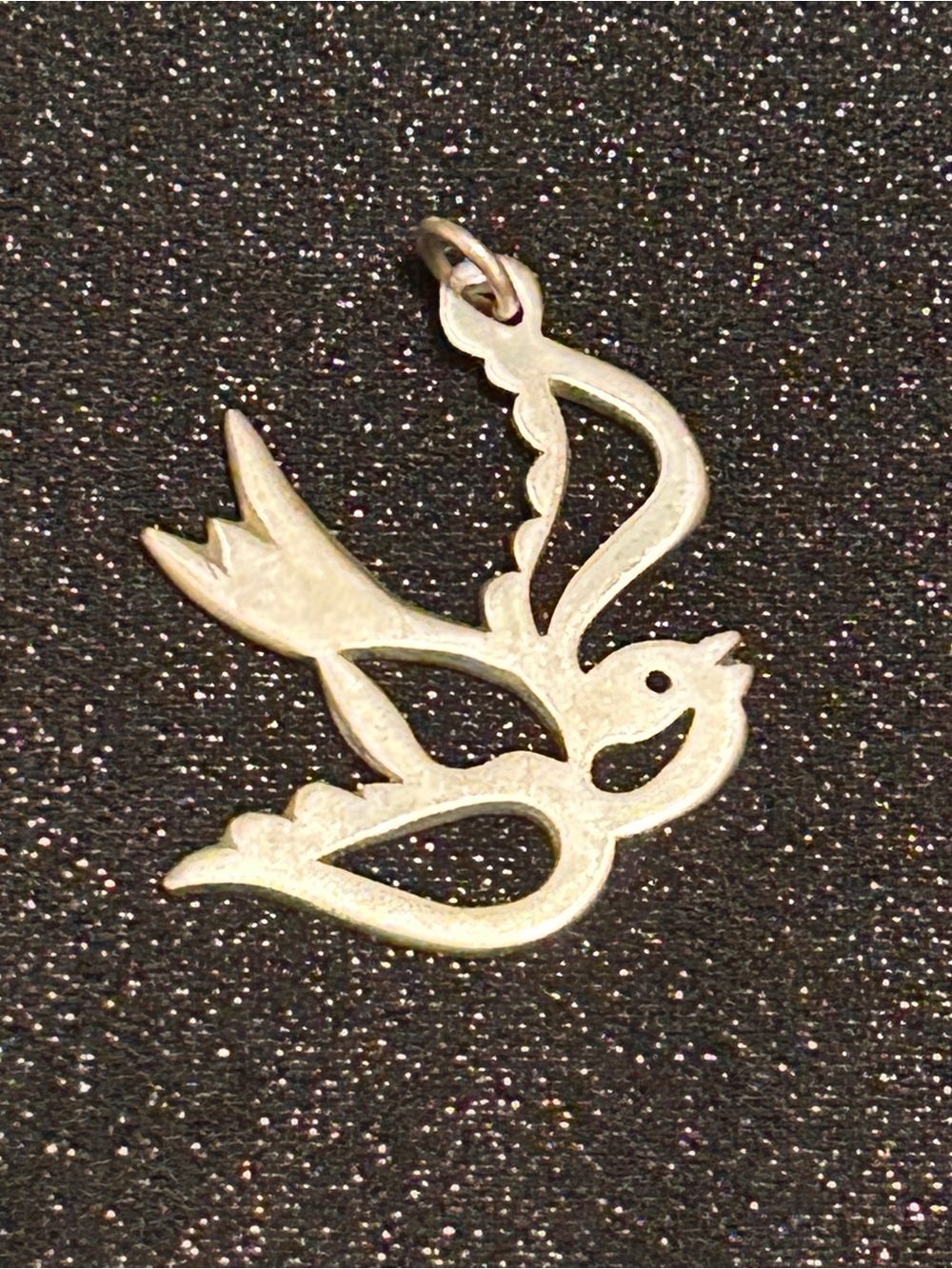 Handmade Sterling Silver Traditional BlueBird Pendant